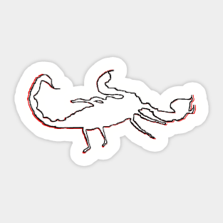 Scorpion 3D Scorpio skorpion Skorpio Sticker